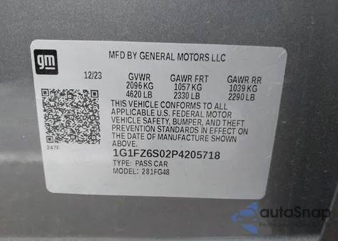 2023 Chevrolet Bolt Euv Fwd Premier from USA, damaged, VIN 1G1FZ6S02P4205718
